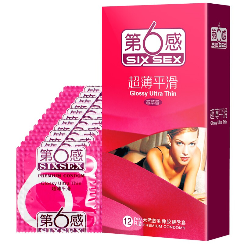 超薄貼身套-第6感-買一送一 第6感 超薄平滑避孕套 中號(hào) 10只裝