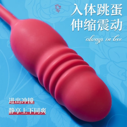 跳蛋--浪漫花 乳陰多用 伸縮吮吸震動器